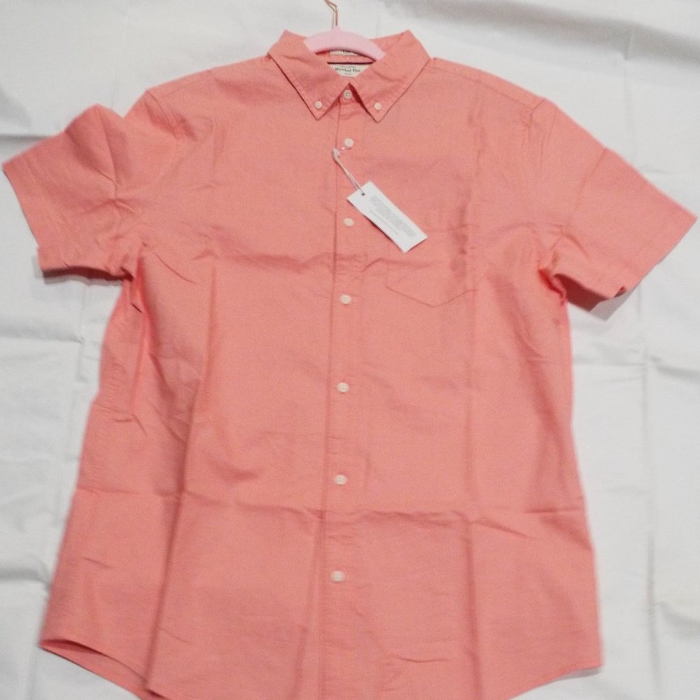 PINK OXFORD-SHORT SLEEVE- New with tags Large/TA